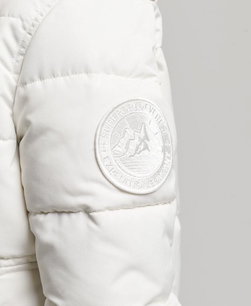jaqueta bomber everest na cor ecru
