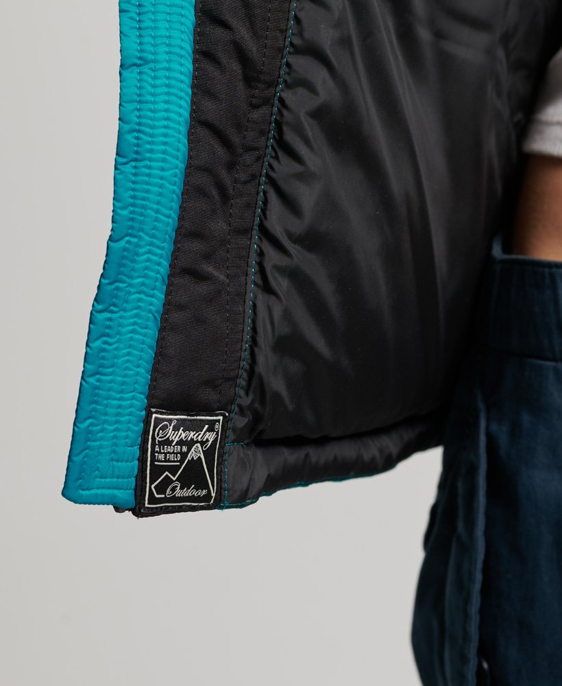 jaqueta puffer sportstyle code na cor verde tropical.