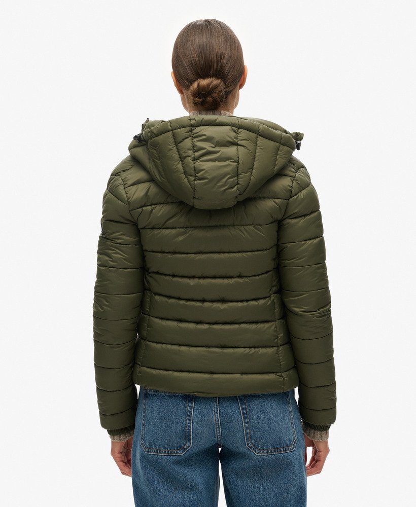 jaqueta puffer clássica fuji na cor musgo escuro