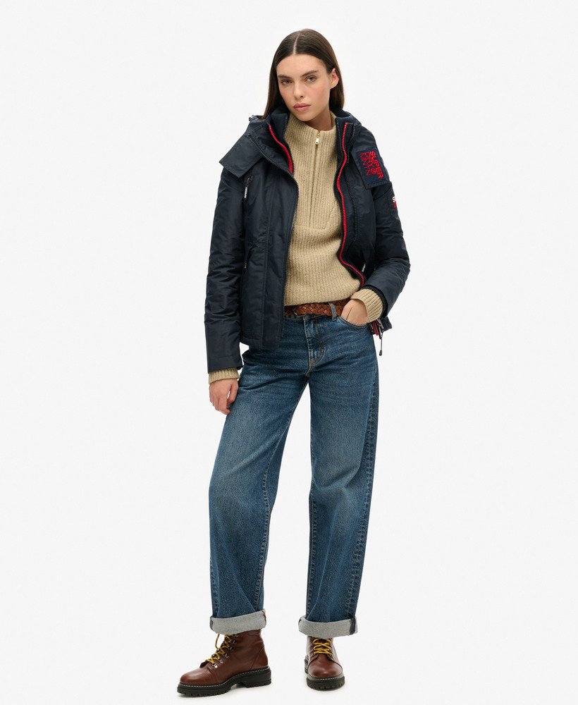 jaqueta corta-vento mountain sd na cor nordic chrome navy