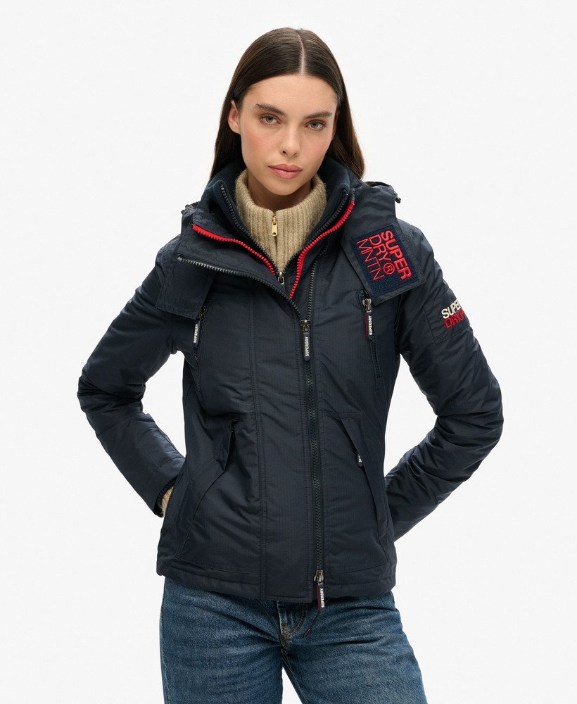 jaqueta corta-vento mountain sd na cor nordic chrome navy