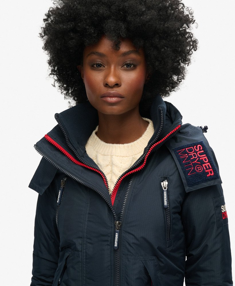 jaqueta corta-vento mountain sd na cor nordic chrome navy