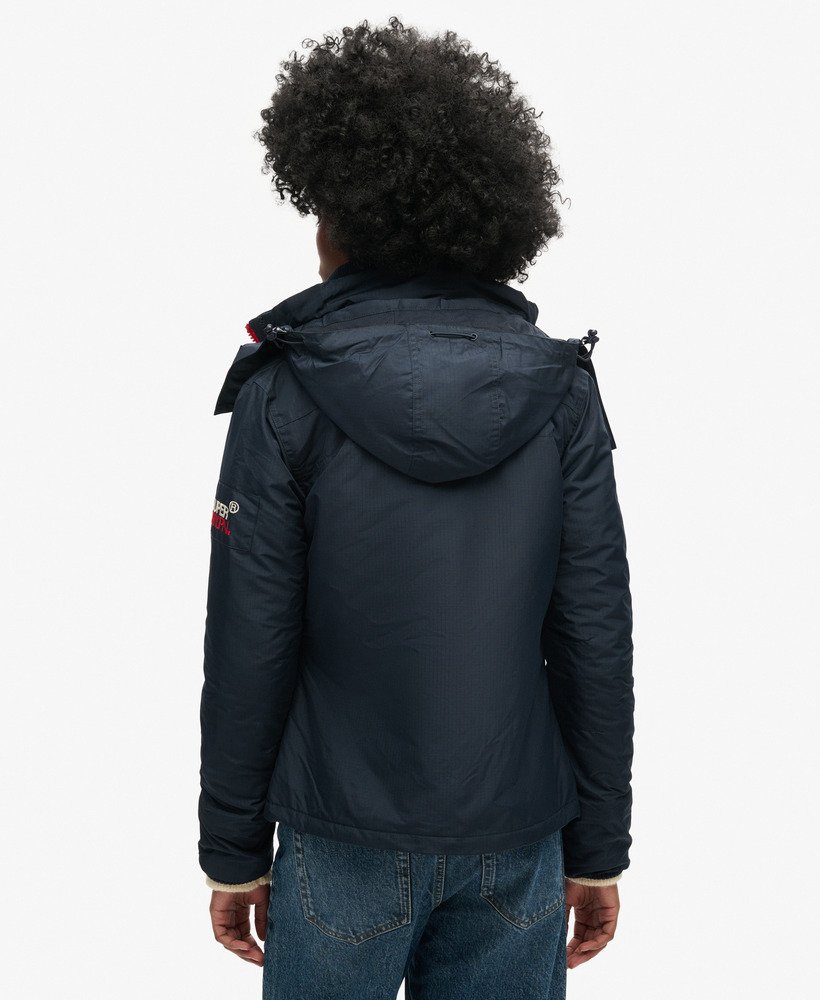 jaqueta corta-vento mountain sd na cor nordic chrome navy
