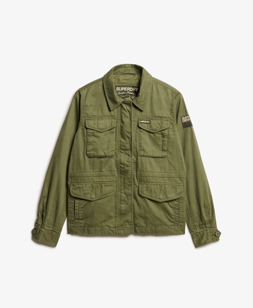 jaqueta militar m65 forrada na cor verde-oliva queimado