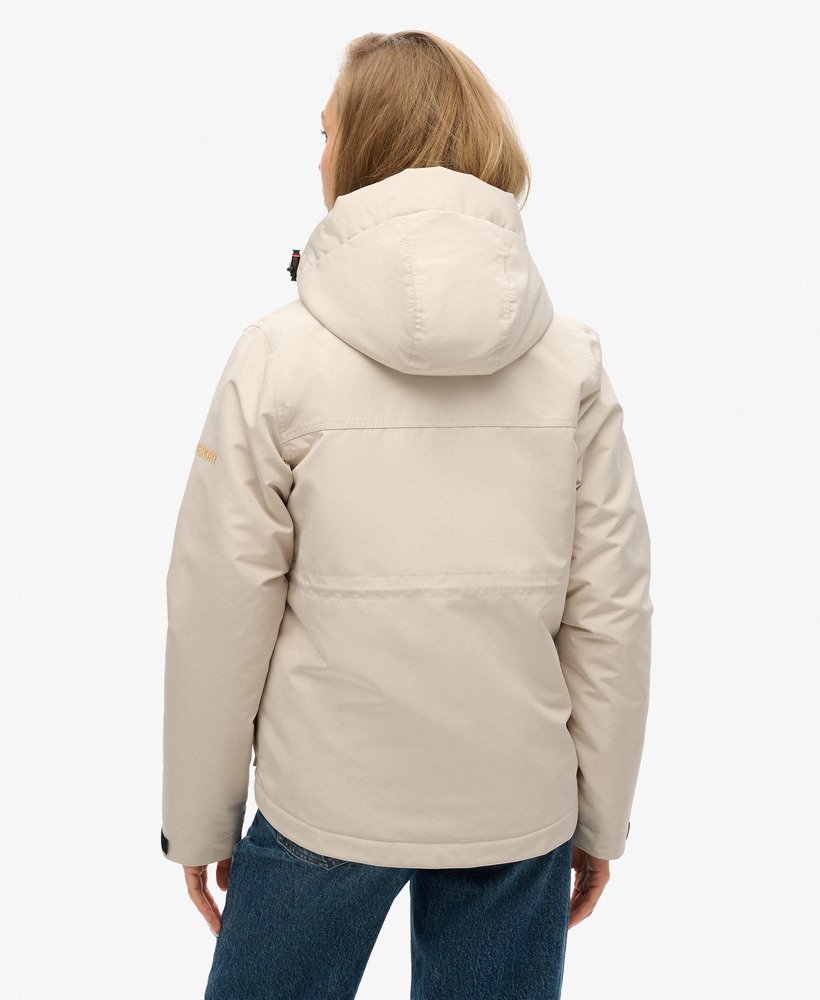 jaqueta corta-vento hood ultimate na cor cinza chateau