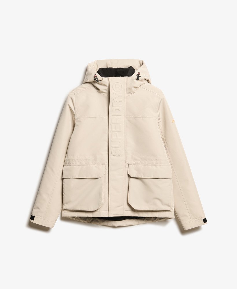 jaqueta corta-vento hood ultimate na cor cinza chateau
