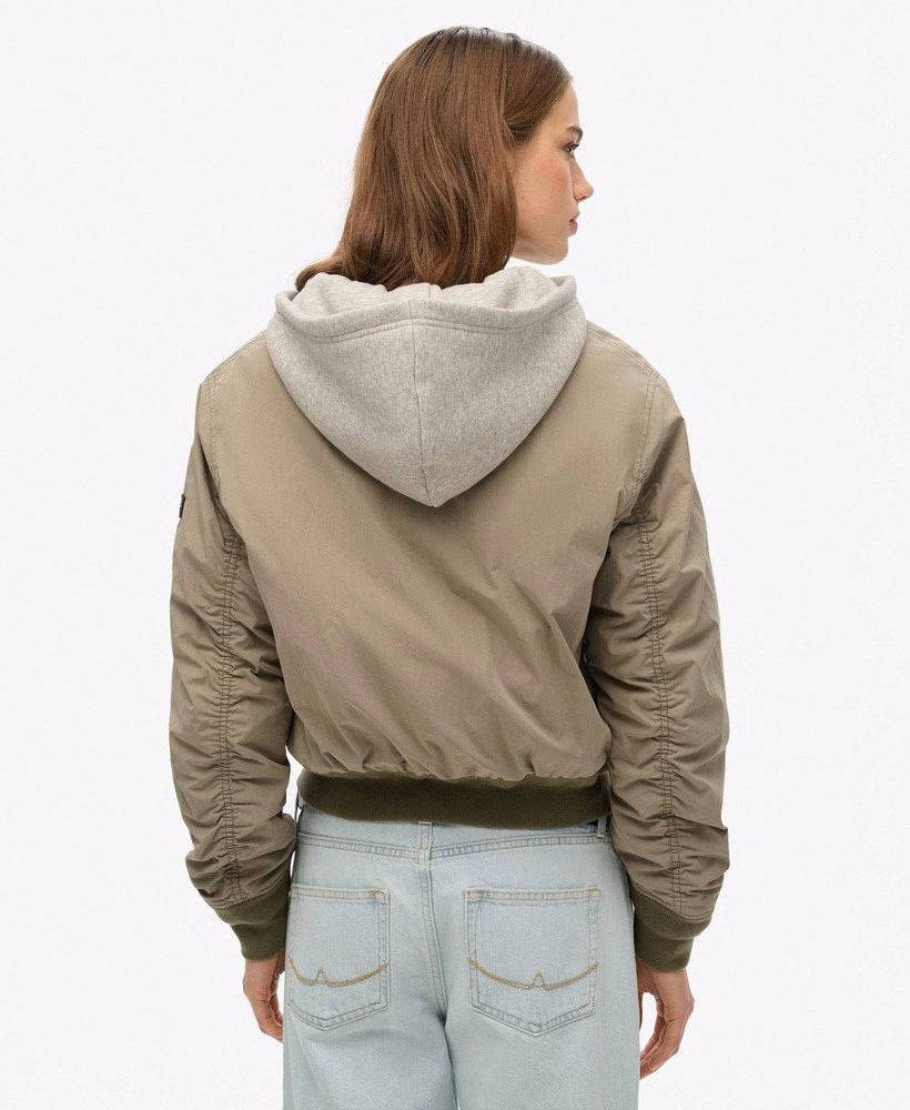 Jaqueta Bomber MA1 com Capuz