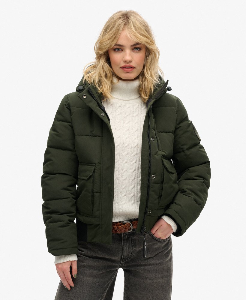 jaqueta bomber everest na cor verde oliva da surplus goods