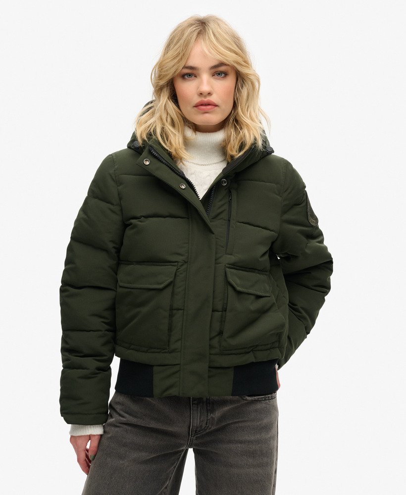 jaqueta bomber everest na cor verde oliva da surplus goods