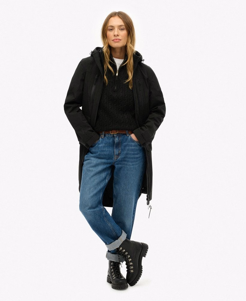 Parka Longa com Capuz