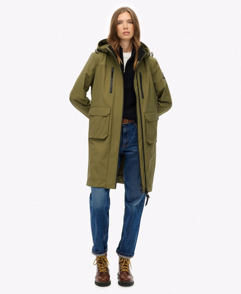 Parka Longa com Capuz