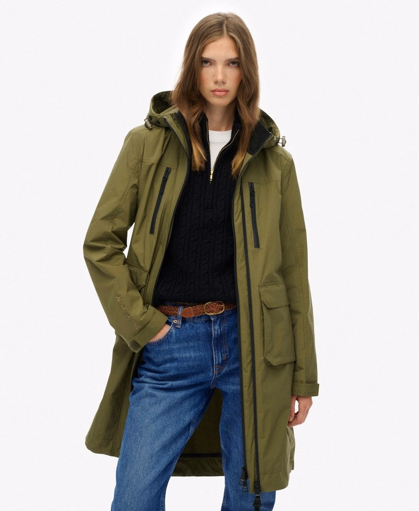 Parka Longa com Capuz
