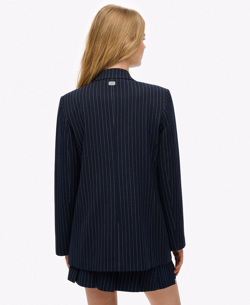Blazer Boyfriend com Risca de Giz