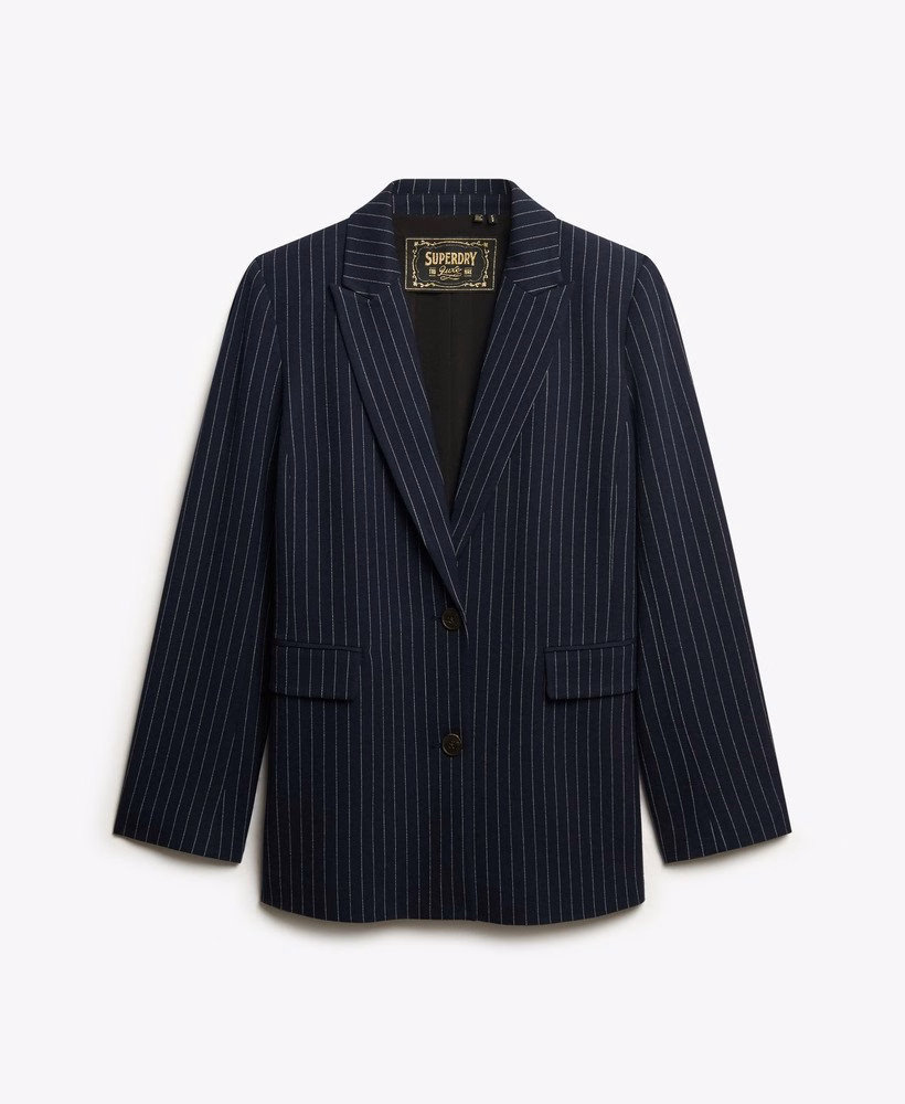 Blazer Boyfriend com Risca de Giz