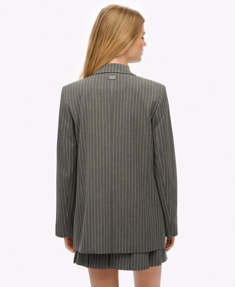 Blazer Boyfriend com Risca de Giz