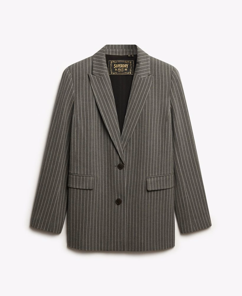 Blazer Boyfriend com Risca de Giz