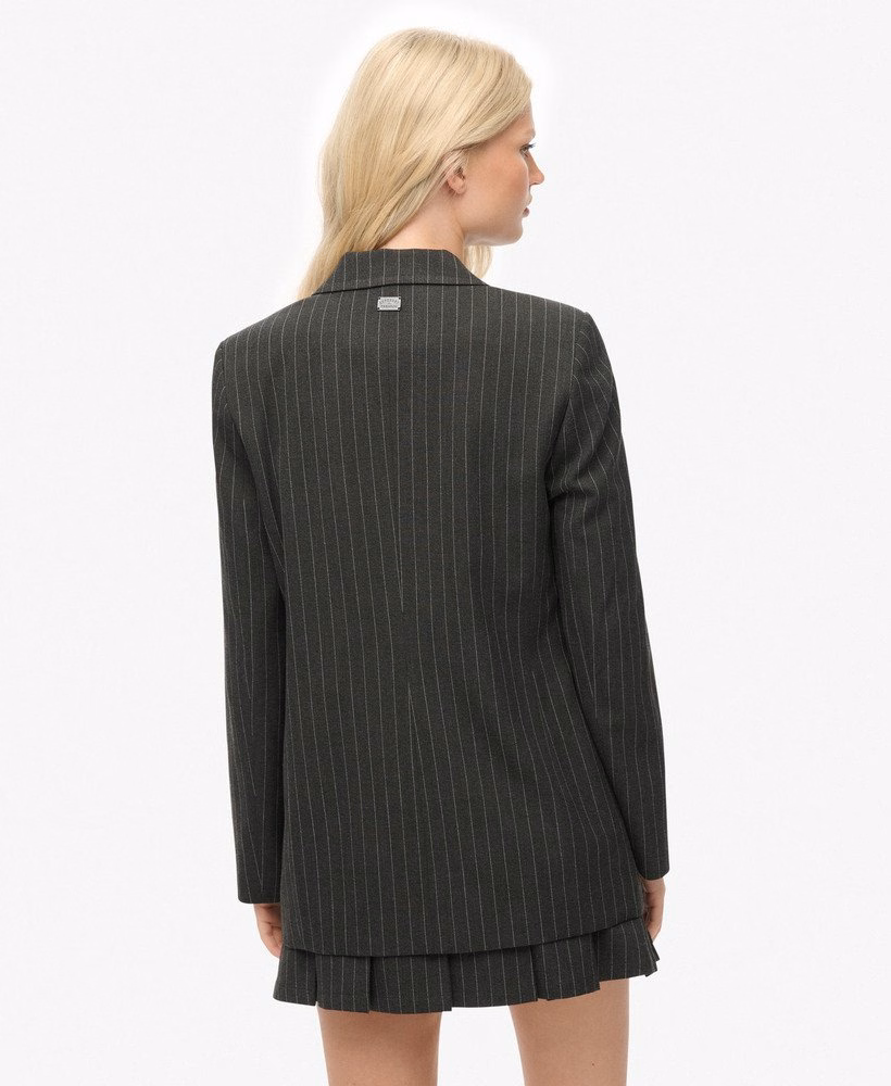 Blazer Boyfriend com Risca de Giz