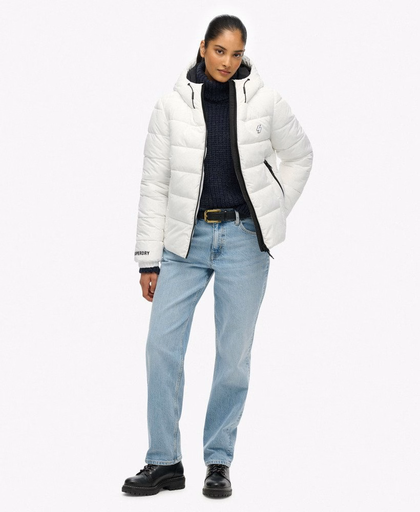 Jaqueta puffer esportiva com capuz Spirit