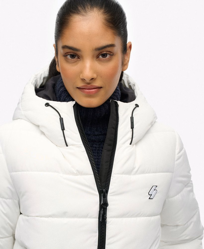 Jaqueta puffer esportiva com capuz Spirit