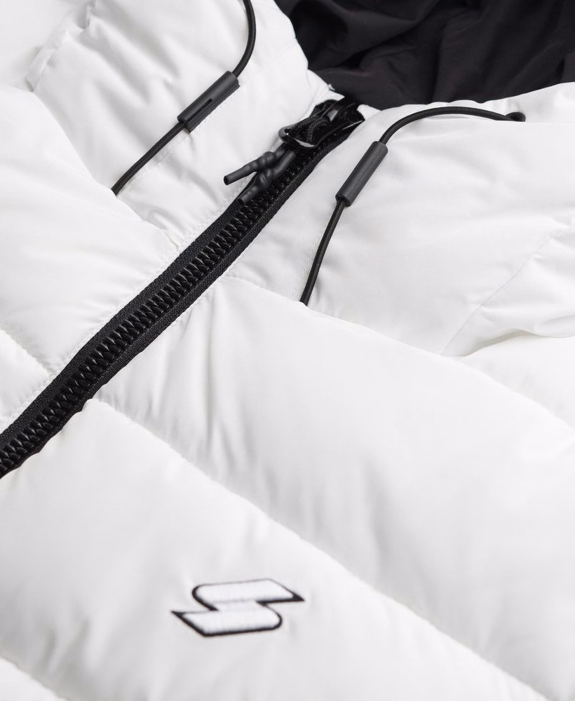 Jaqueta puffer esportiva com capuz Spirit