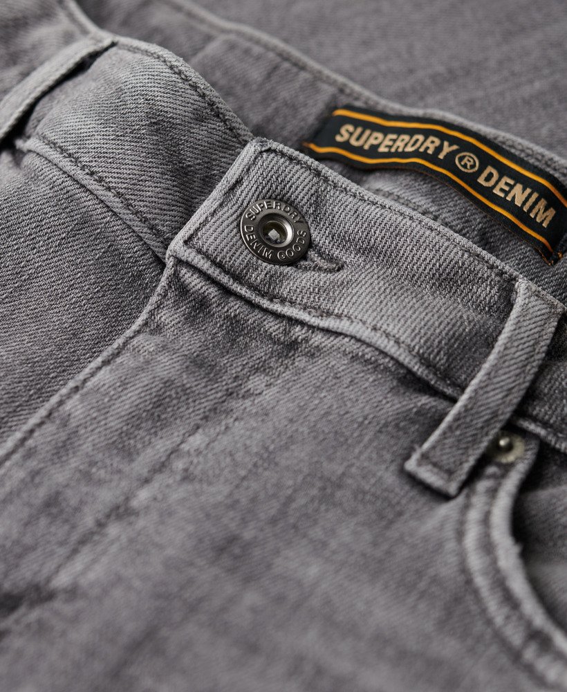 calça jeans skinny vintage na cor cinza usado clinton