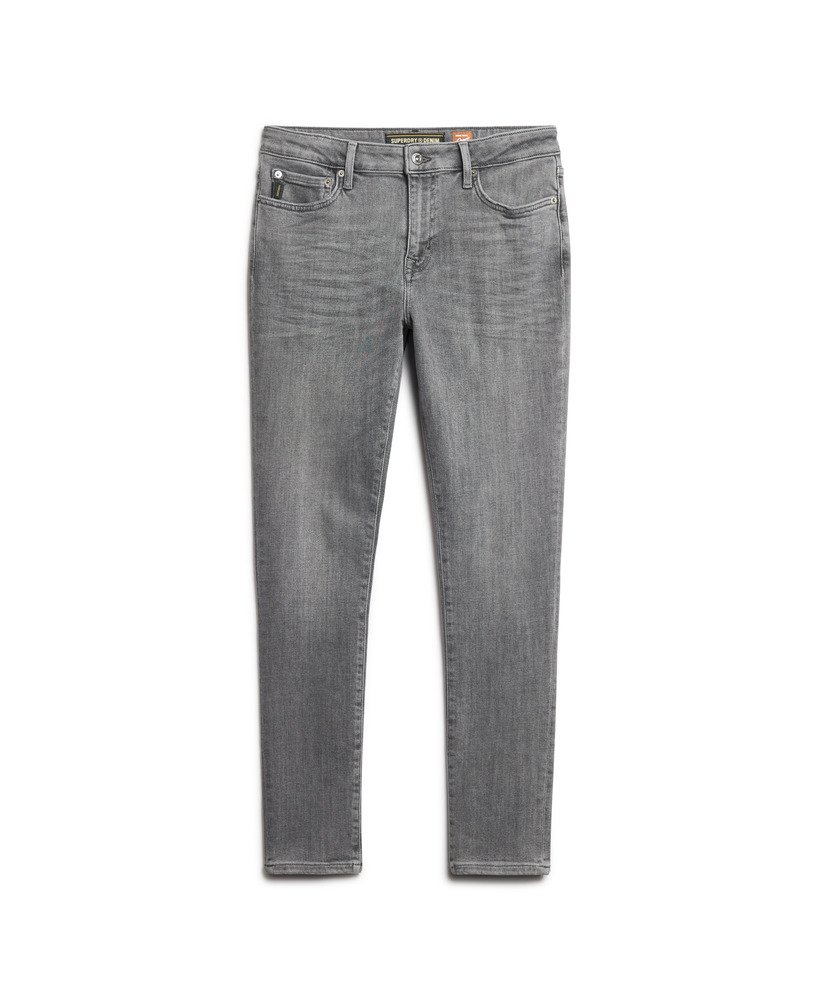 calça jeans skinny vintage na cor cinza usado clinton
