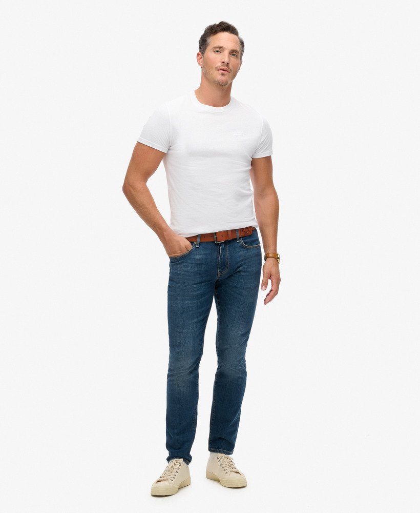 calça jeans vintage slim na cor jefferson ink vintage