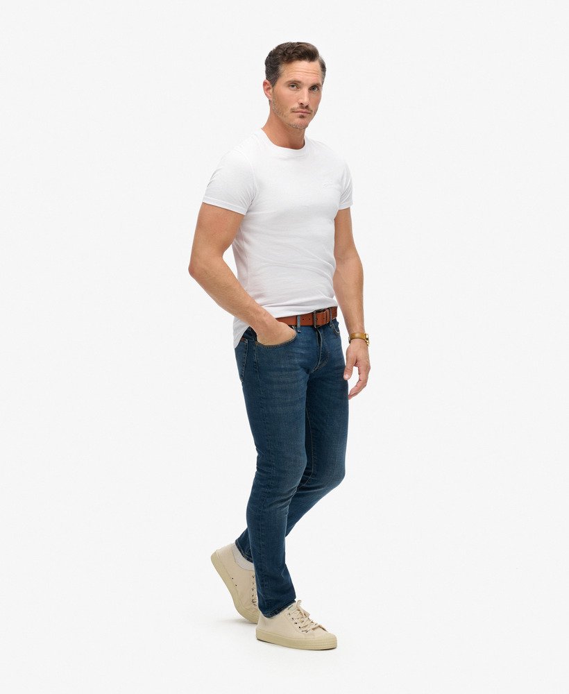 calça jeans vintage slim na cor jefferson ink vintage