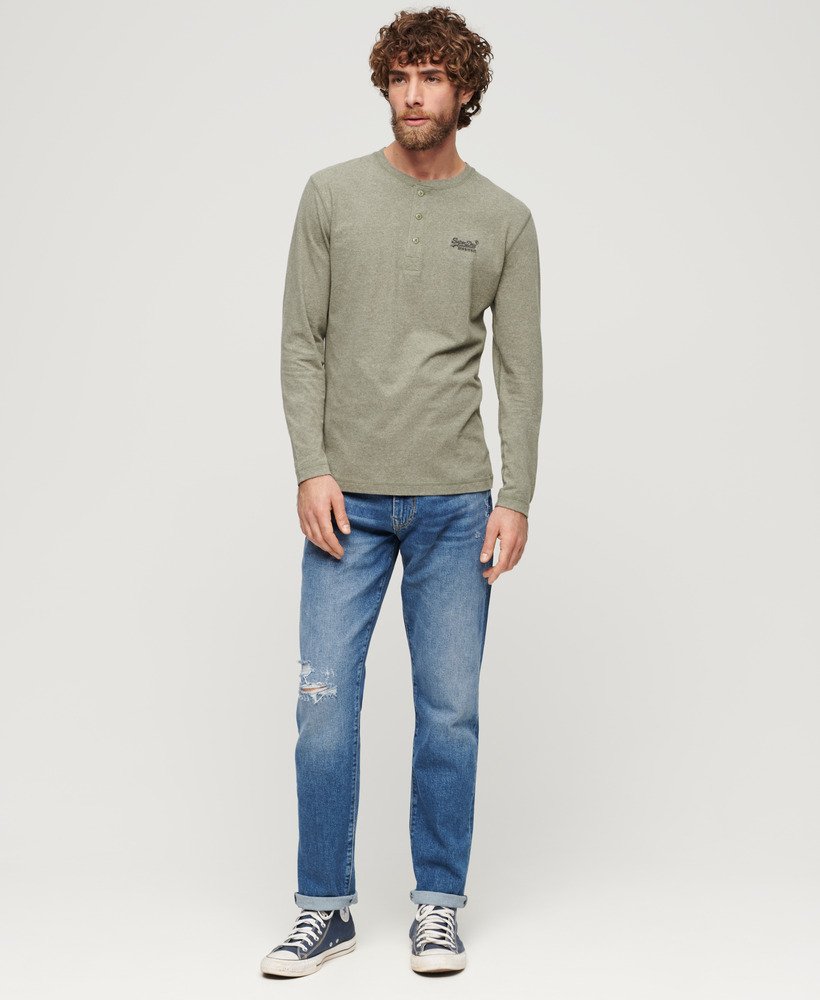 calça jeans vintage slim reta na cor azul folsom médio