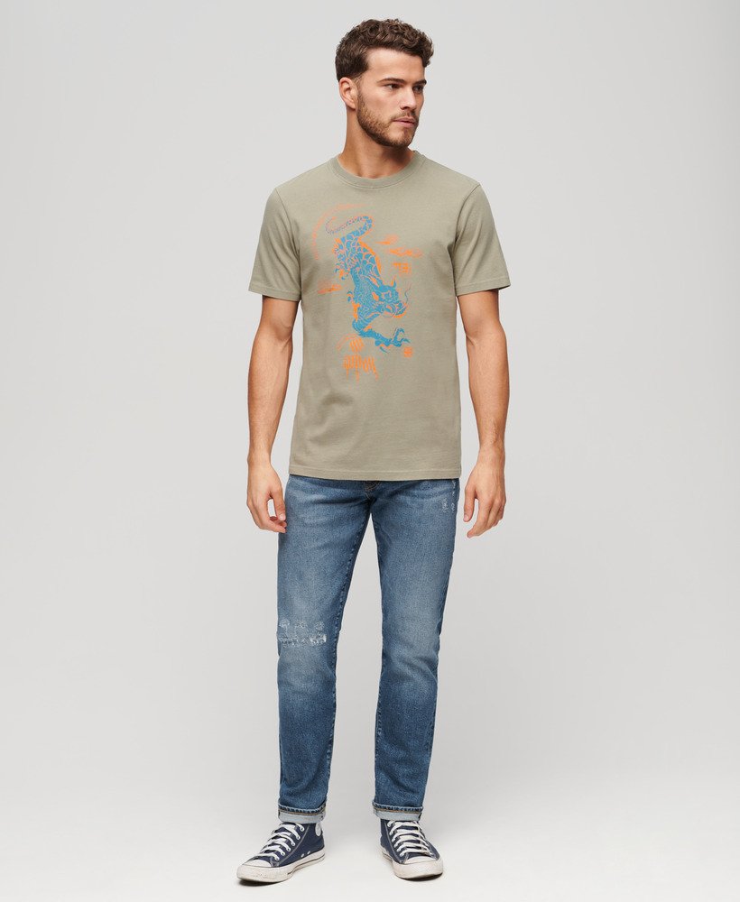 calça jeans vintage slim na cor azul folsom médio