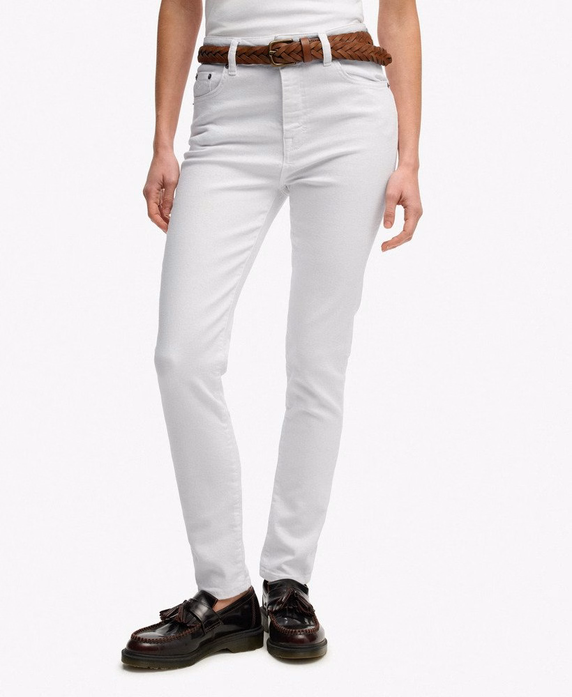 Calça jeans skinny de cintura alta