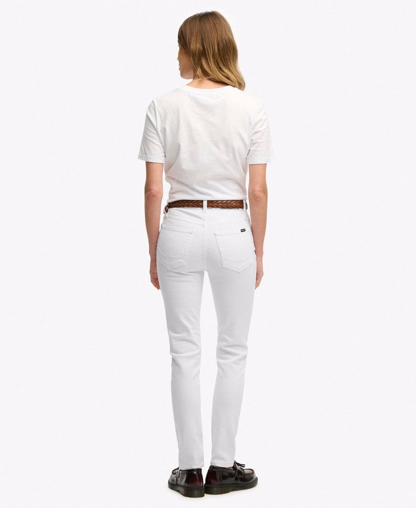 Calça jeans skinny de cintura alta
