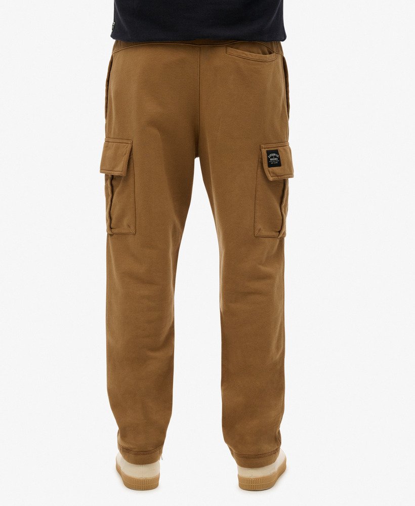 calças jogger cargo relaxadas em camel clássico