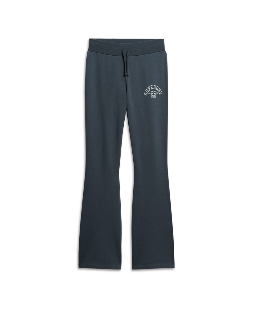 calça jogger jersey flare da athletic essentials na cor azul marinho