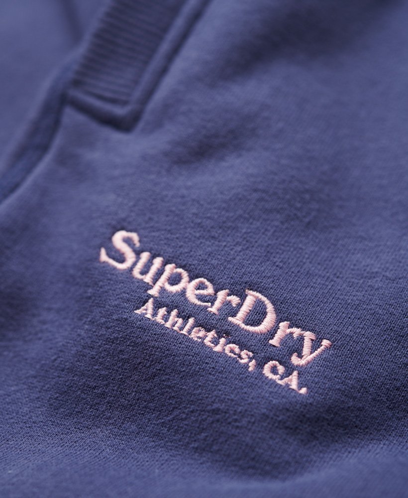calça de moletom essential logo na cor azul marinho.
