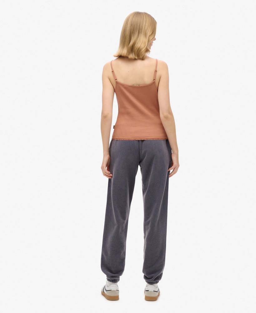 calça jogger vintage washed graphic da athletic essentials na cor lauren navy