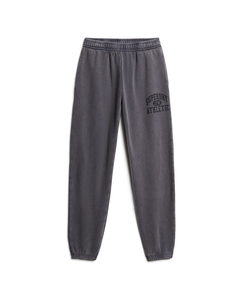 calça jogger vintage washed graphic da athletic essentials na cor lauren navy
