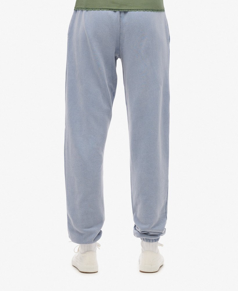 calça jogger athletic essentials vintage washed graphic na cor azul-marinho