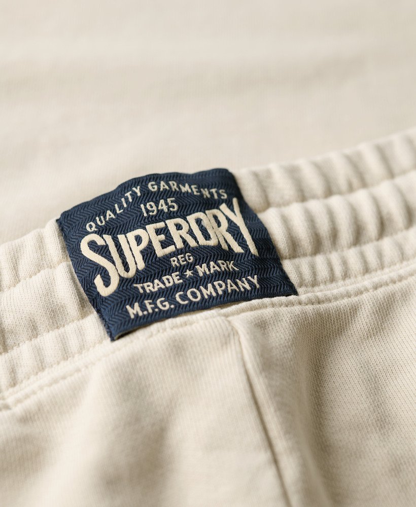 calça jogger cargo vintage wide da athletic essentials na cor ecru