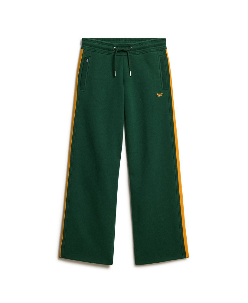 calça jogger reta essential logo na cor verde esmaltado