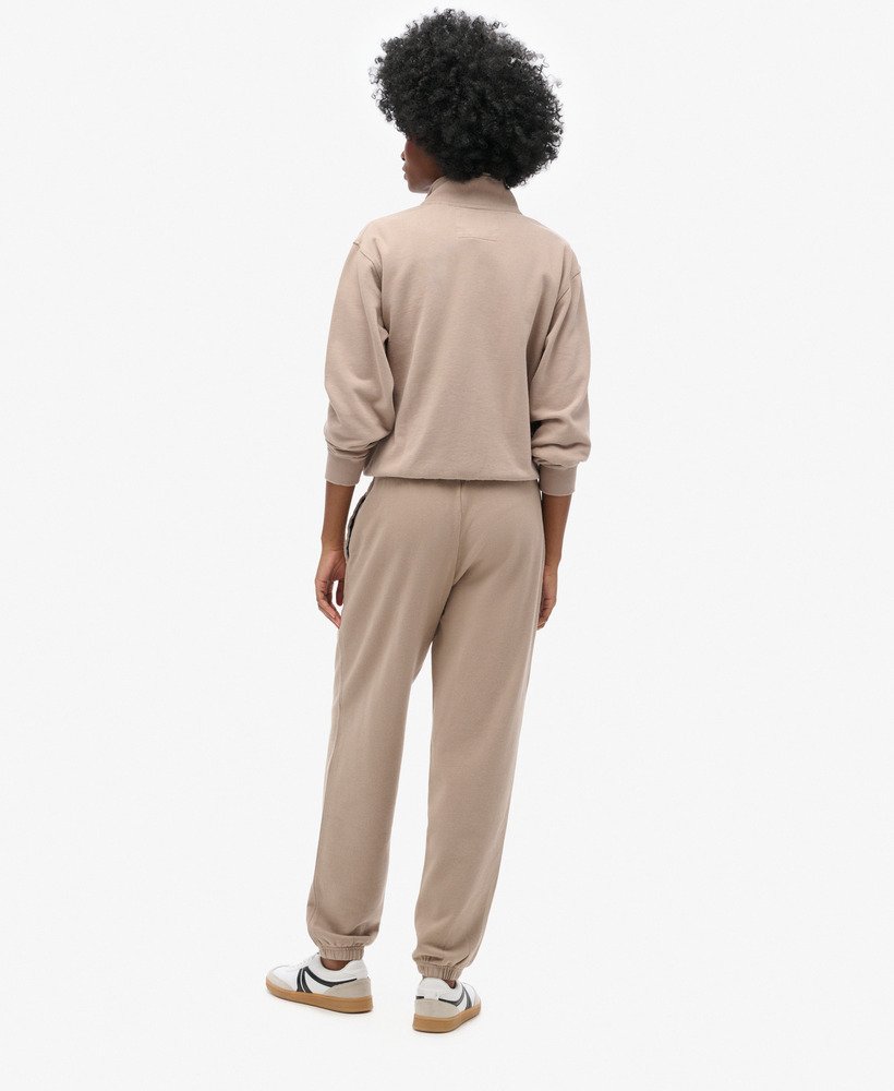 calça jogger boyfriend da athletic essentials na cor cinza cobblestone
