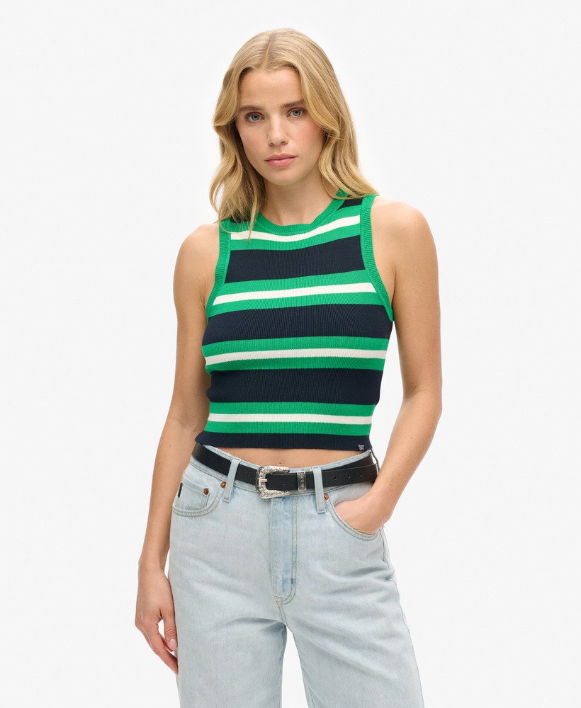regata de malha fina na cor eclipse navydrop kick green
