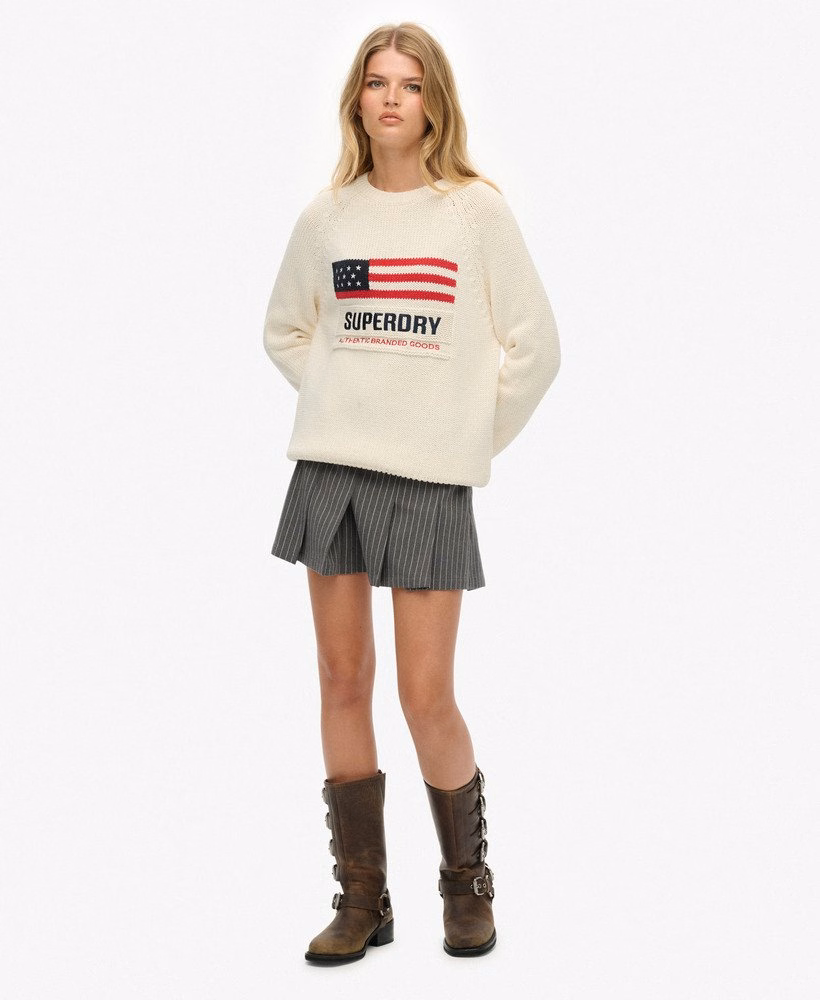 Suéter de malha americana