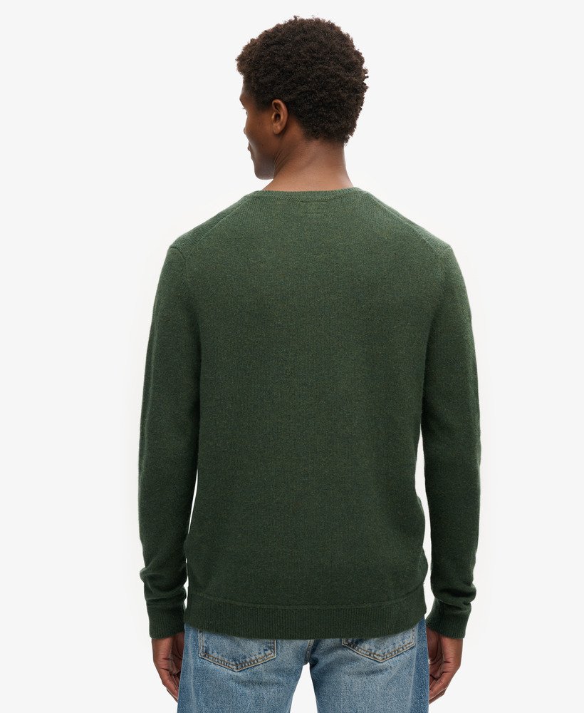 suéter essential slim fit crew na cor verde oliva da surplus goods