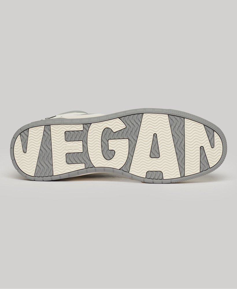 tênis de cano alto vegano jump na cor Óptica