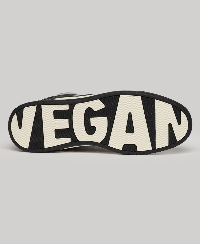 tênis de cano alto vegano jump na cor preta