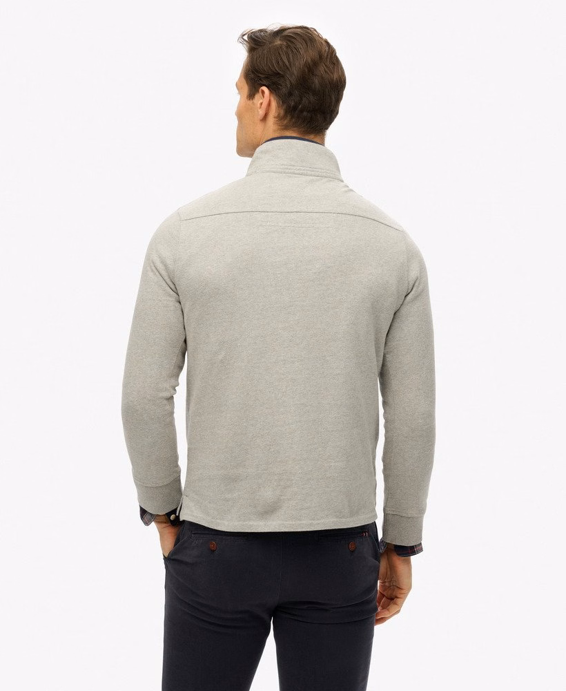 Moletom Cotton Classics Jersey com meio zíper