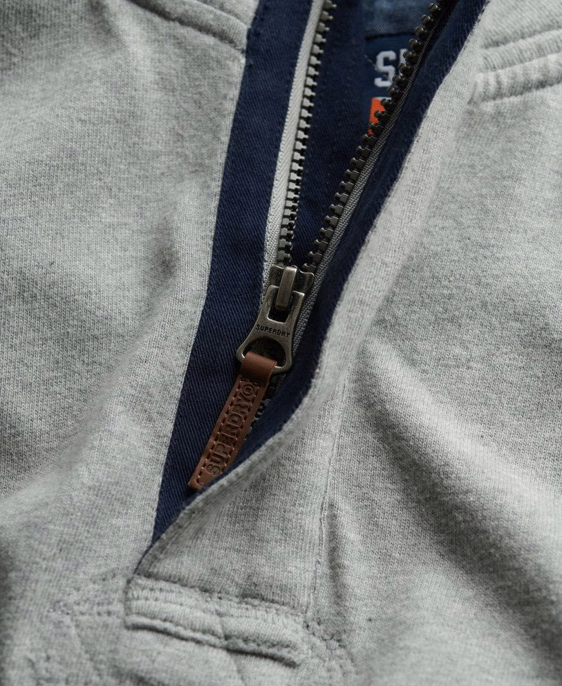 Moletom Cotton Classics Jersey com meio zíper