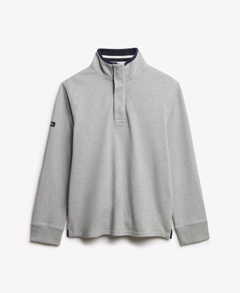 Moletom Cotton Classics Jersey com meio zíper