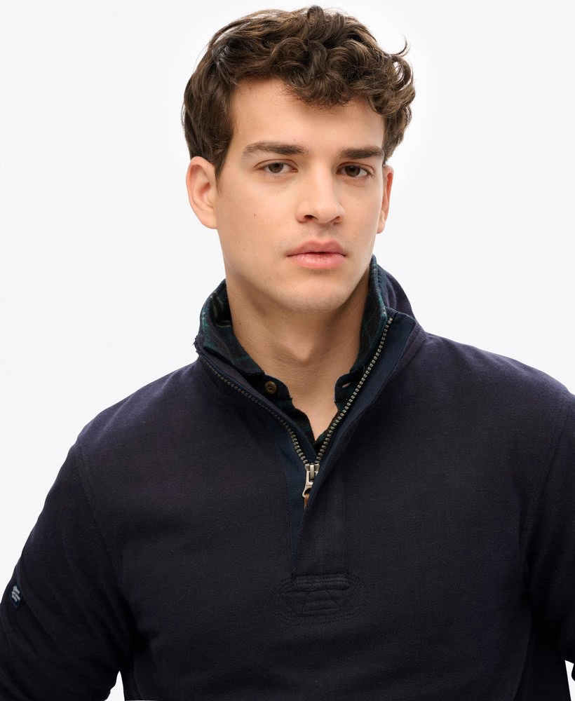 Moletom Cotton Classics Jersey com meio zíper